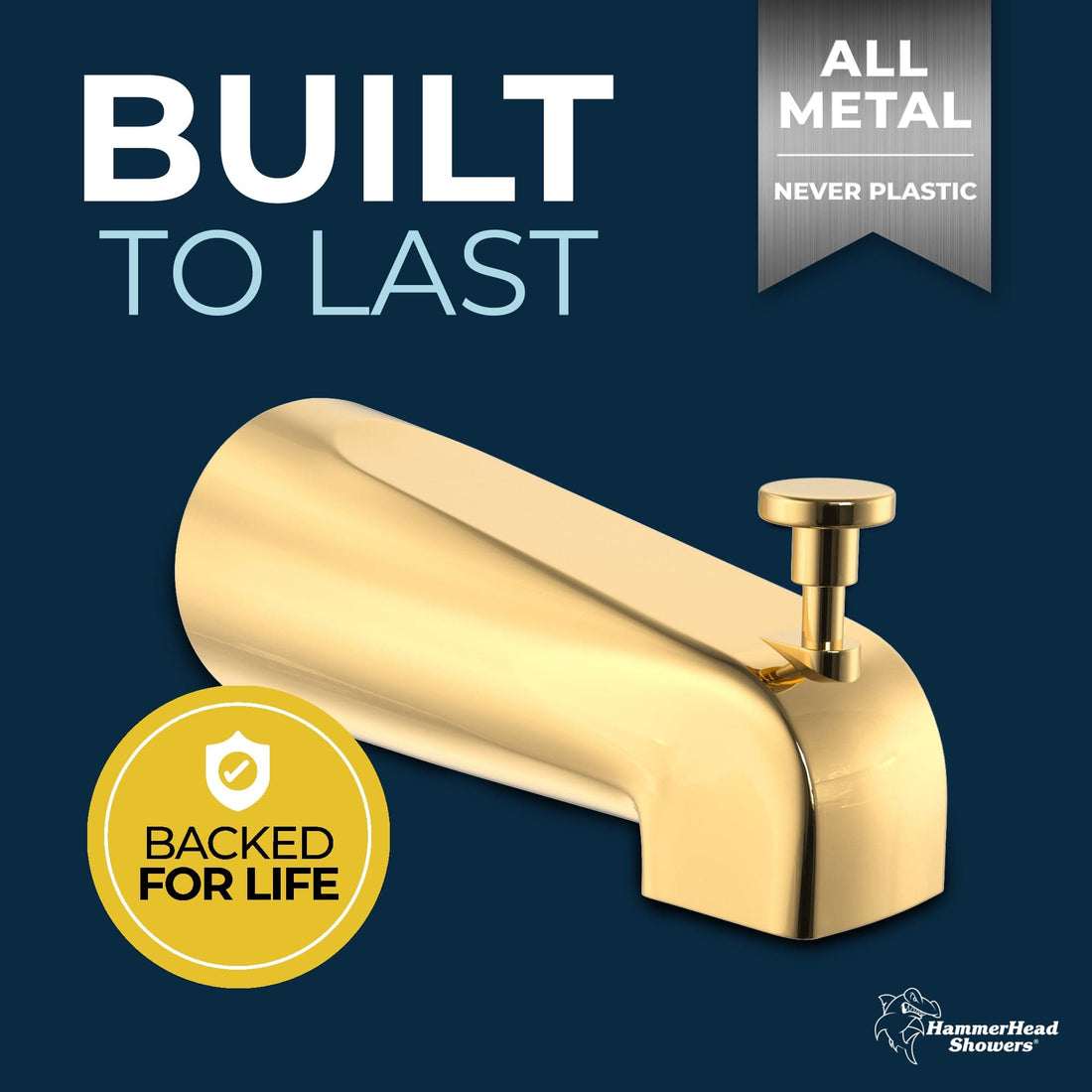 Built_To_Last_Tub_Spout Polished Brass - The Shower Head Store