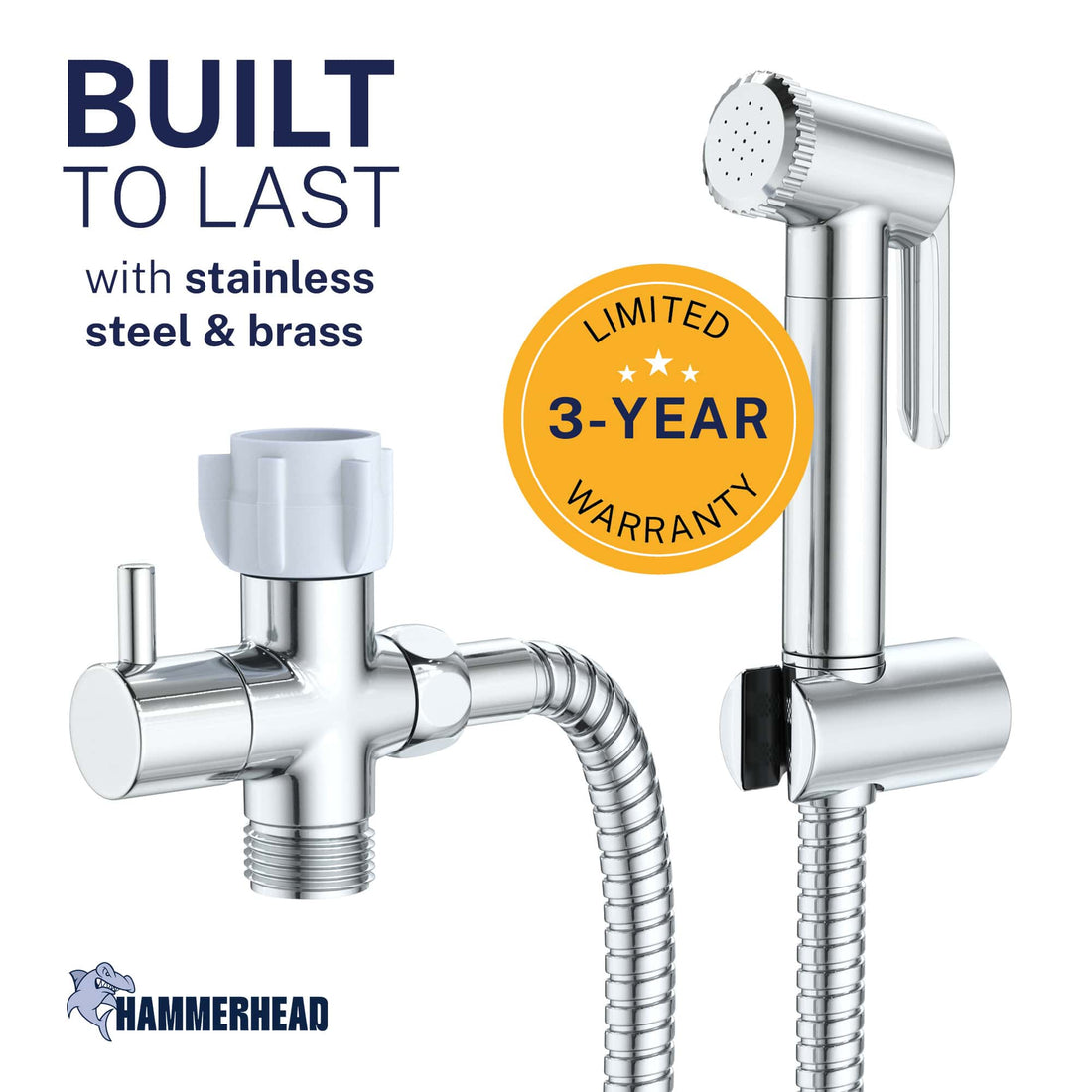 Built to Last Adjustable Pressure Bidet Adjustable - The Shower Head Store