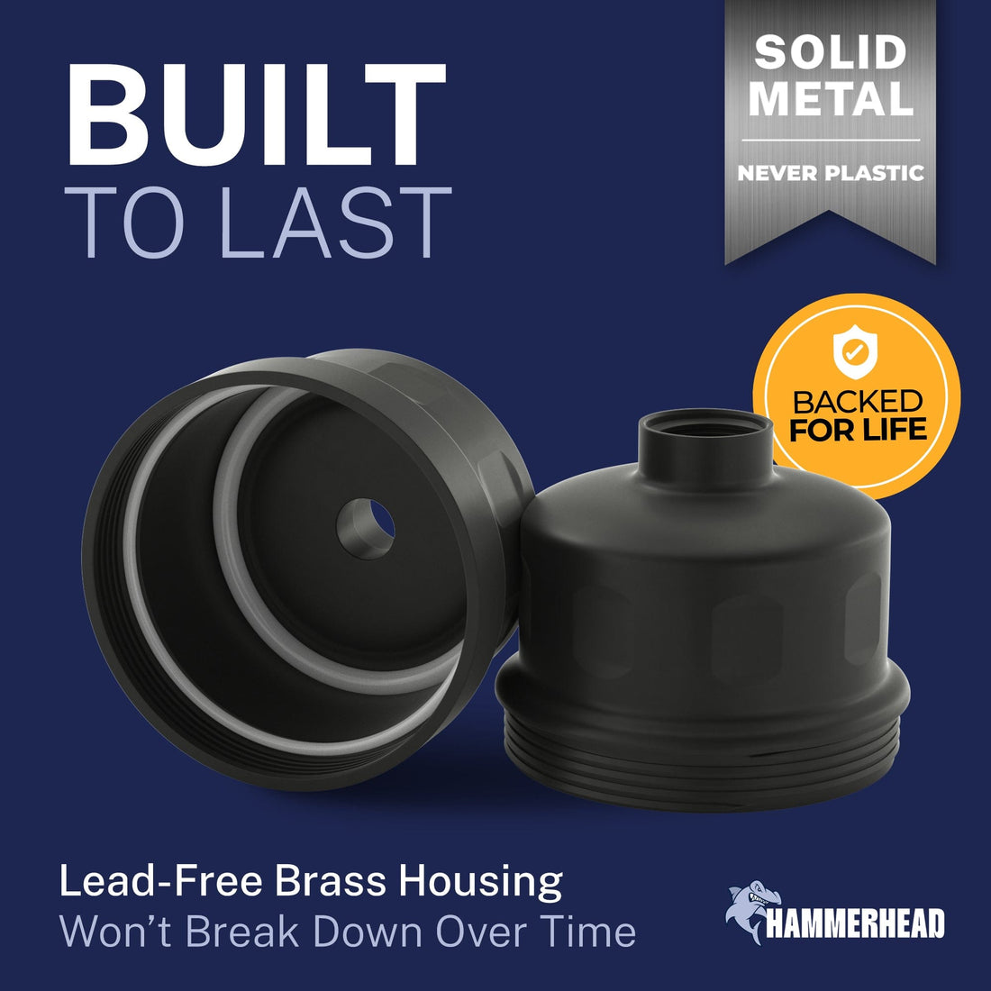 Built to Last Shower Head Filter Matte Black - The Shower Head Store