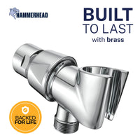 Built to Last Handheld Shower Head Holder Chrome - The Shower Head Store