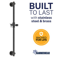 Built to Last All Metal Shower Slide Bar for Hand Held Shower Heads Oil Rubbed Bronze - The Shower Head Store