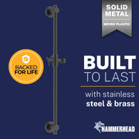 Built to Last Slide Bar Oil Rubbed Bronze — The Shower Head Store