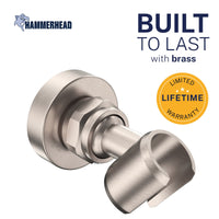 Built to Last Wall Mount Holder Brushed Nickel  - The Shower Head Store