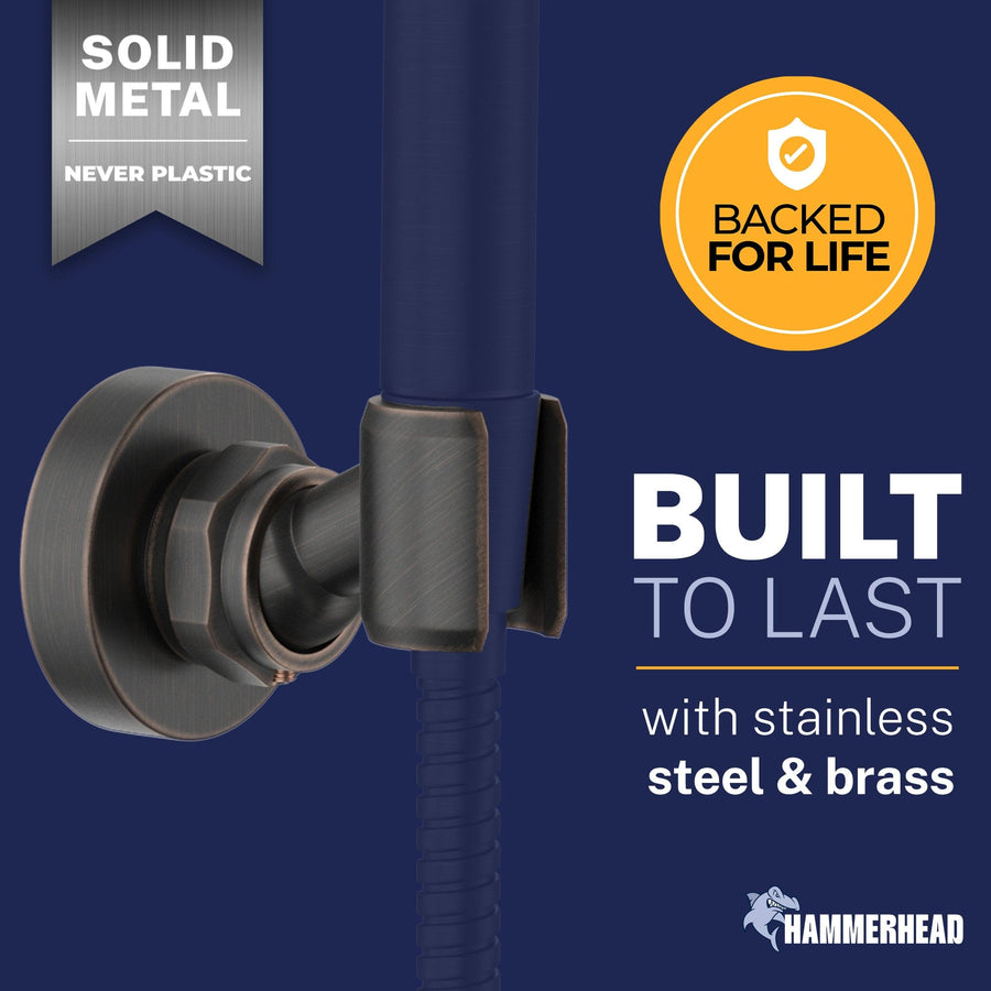 Built to Last Wall Mount Holder Oil Rubbed Bronze  - The Shower Head Store