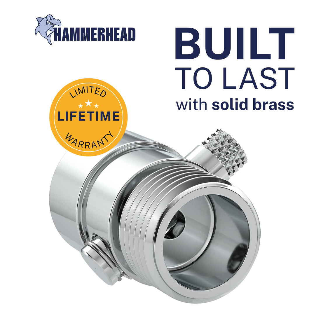 Built to Last Trickle Valve Installed to Handheld Shower Head Chrome - The Shower Head Store