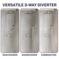 Compatibility 2-Handle Valve and Trim Brushed Nickel  - The Shower Head Store