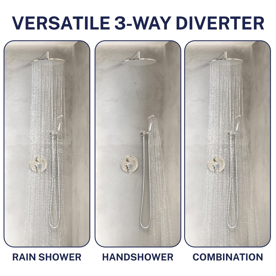 Compatibility 2-Handle Valve and Trim Chrome - The Shower Head Store