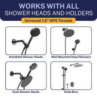 Compatibility 72-Inch Shower Hose Main Image Oil Rubbed Bronze / 72 Inches - The Shower Head Store
