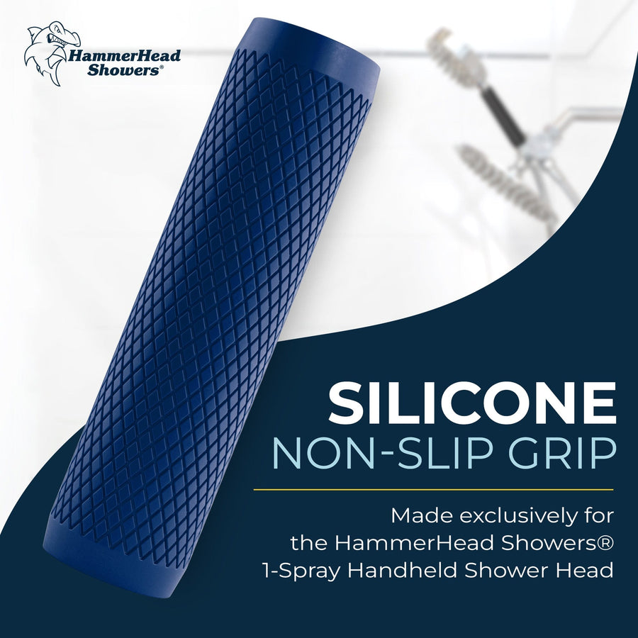 Compatibilty Shark Skin Grip Matte Dark Blue / 2.5 - The Shower Head Store
