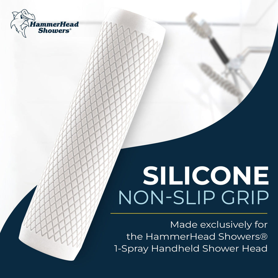 Compatibility Shark Skin Grip White / 2.5 - The Shower Head Store