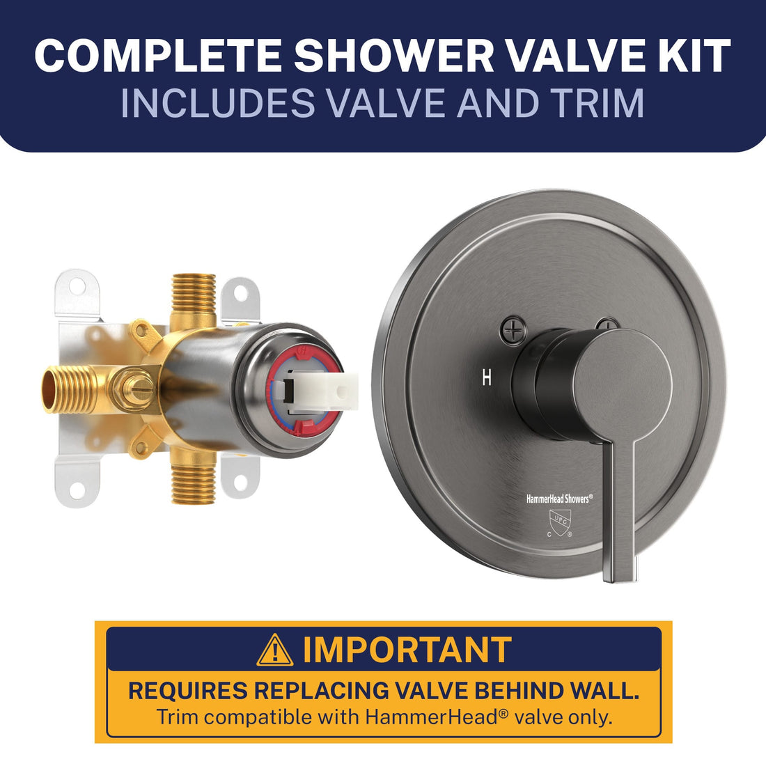 Complete Shower Valve and Trim Kit Hammerhead Gray.jpg