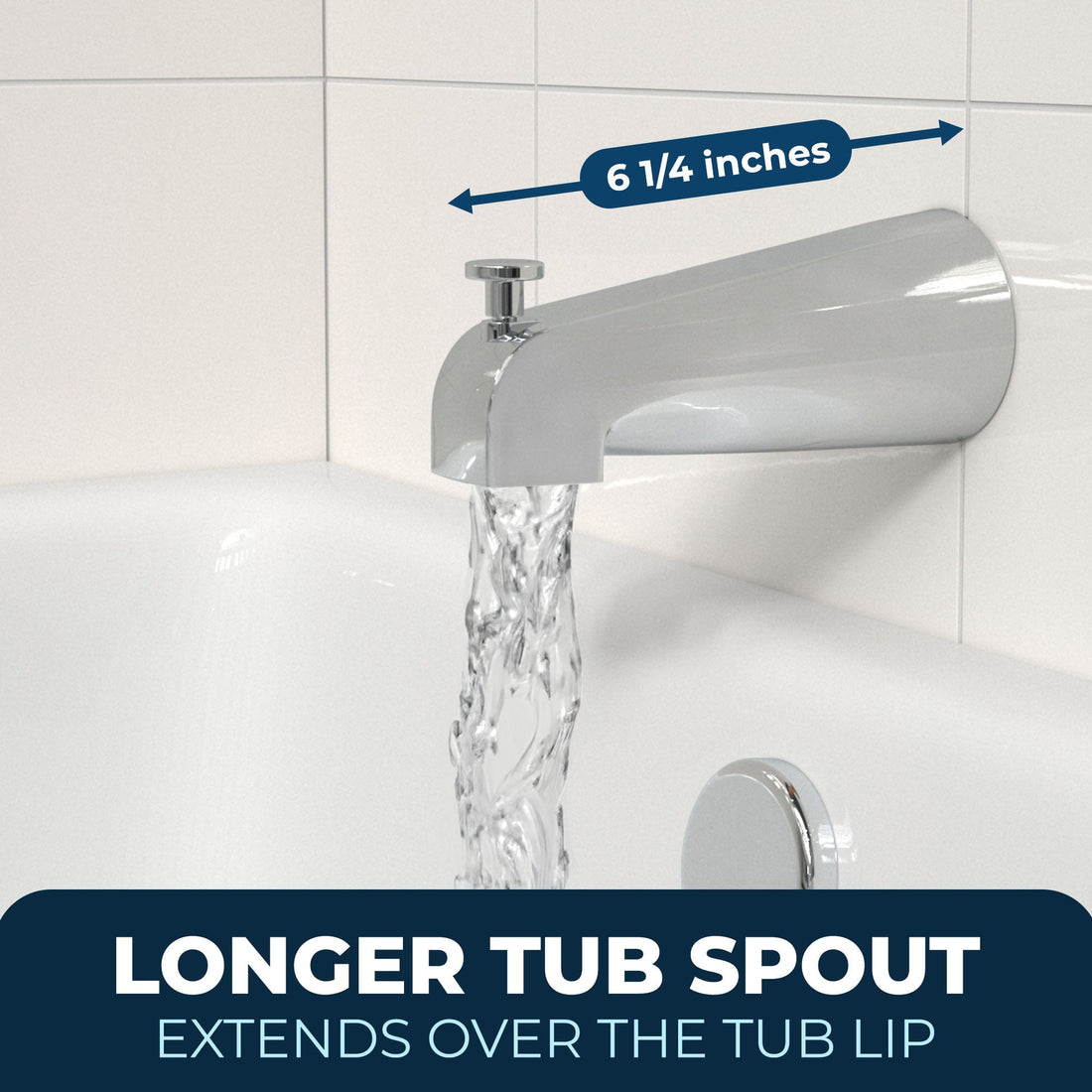 Dimensions_Tub_Spout Chrome - The Shower Head Store