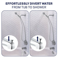Divert Water Tub Spout Chrome - The Shower Head Store