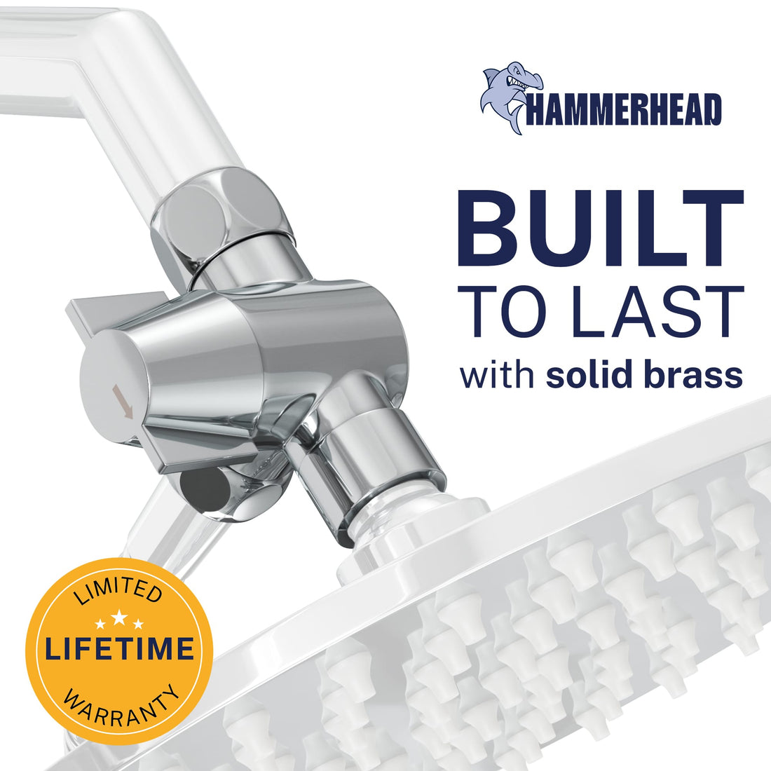 Built to Last Diverter Without Holder Chrome - The Shower Head Store