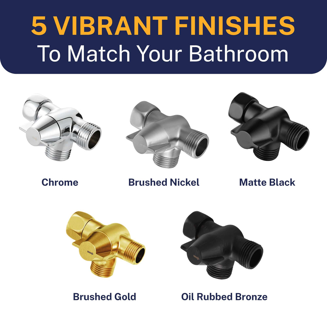 Finishes Diverter Without Holder Oil Rubbed Bronze - The Shower Head Store
