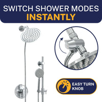 Divert Water Diverter Without Holder Chrome - The Shower Head Store