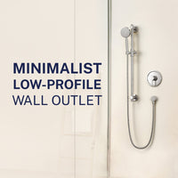 Minimalist Drop Ell Chrome - The Shower Head Store