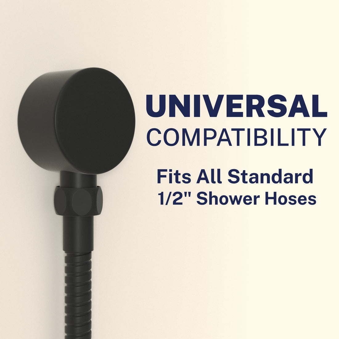 Compatibility Drop Ell Matte Black  - The Shower Head Store