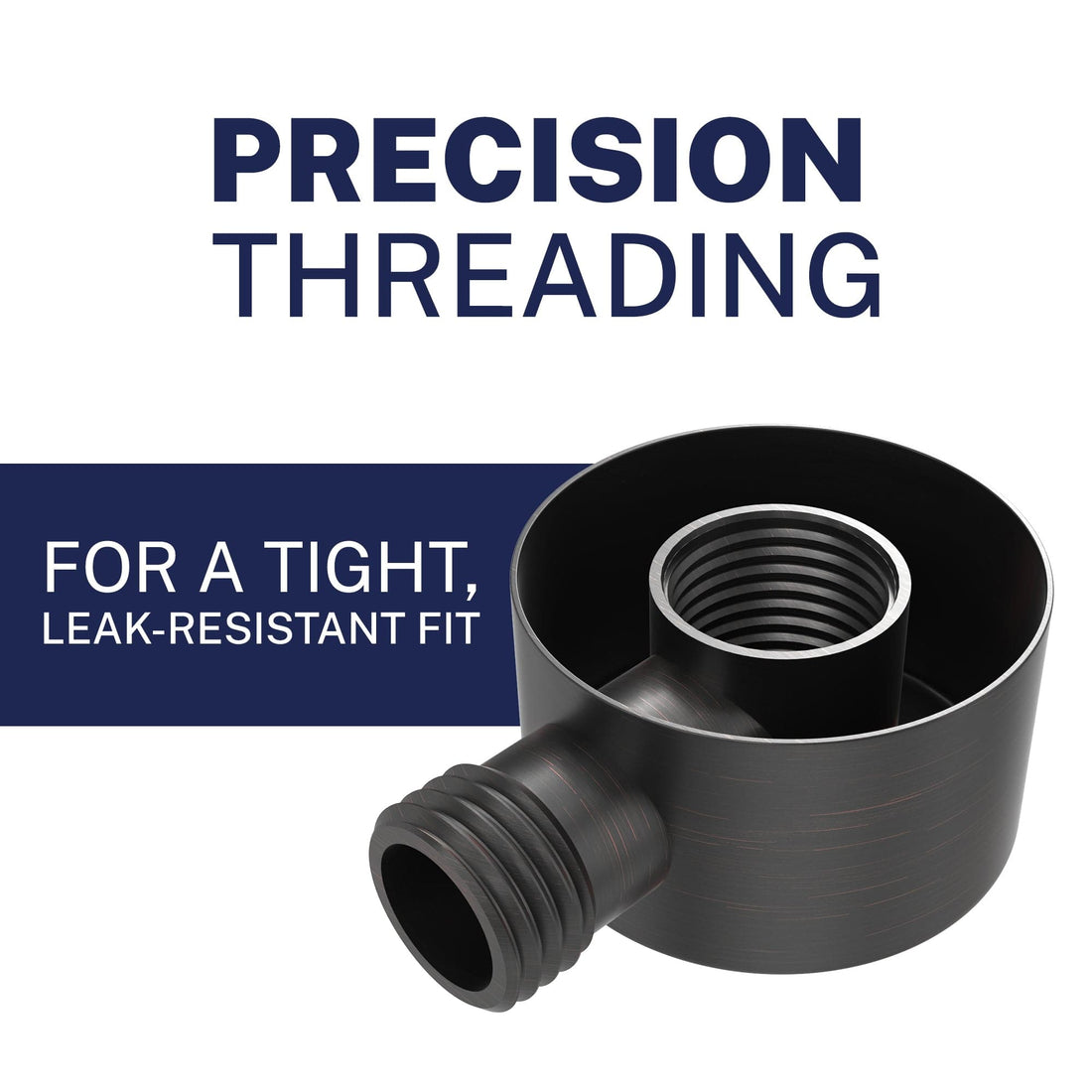 Leak Resistant Drop Ell Oil Rubbed Bronze  - The Shower Head Store