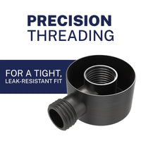 Leak Resistant Drop Ell Oil Rubbed Bronze  - The Shower Head Store