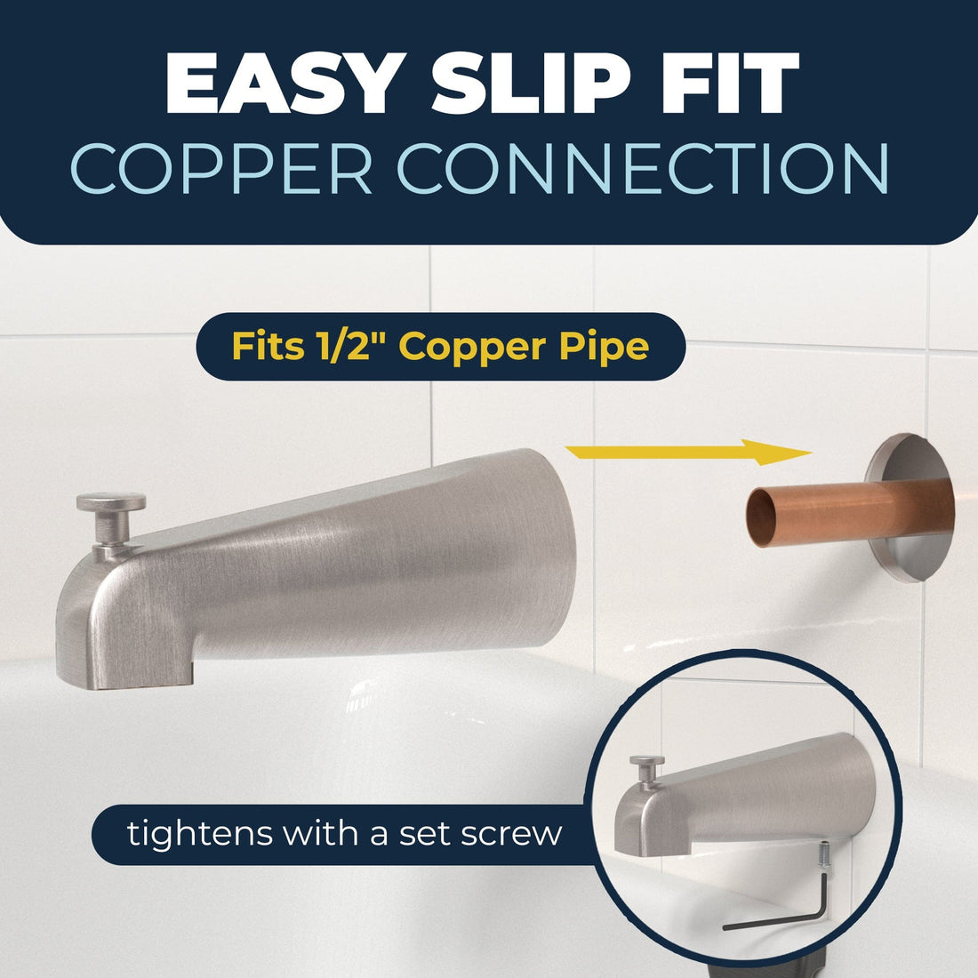Easy_Slip_Fit_Tub_Spout_Brushed Nickel - The Shower Head Store