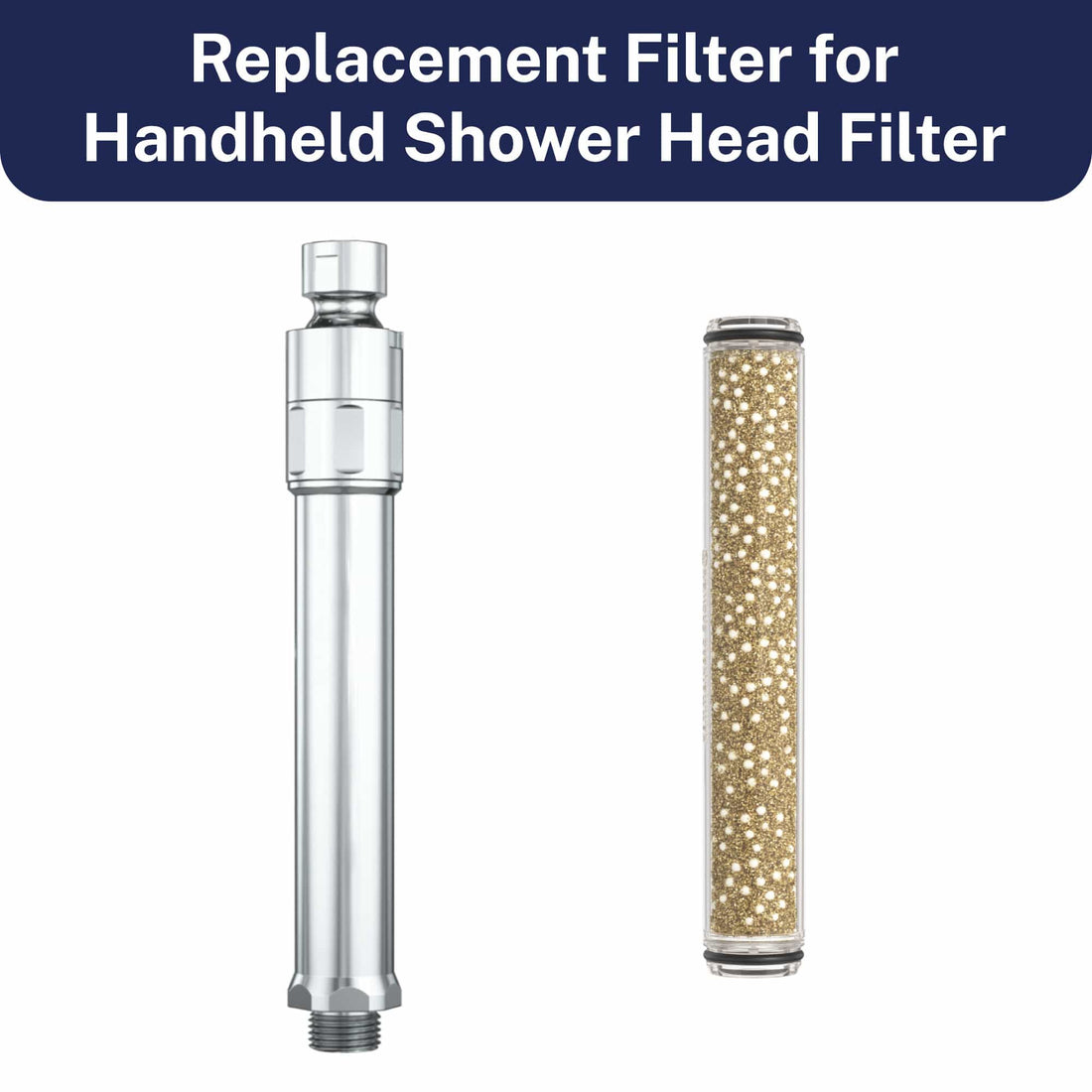 Exclusively Designed SLIM Shower Filter Cartridge Replacement - The Shower Head Store