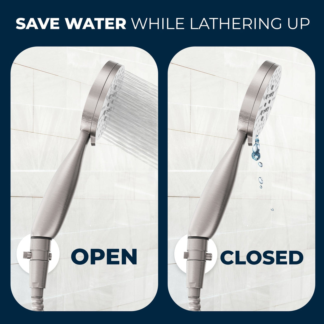 Features Trickle Valve Brushed Nickel  - The Shower Head Store