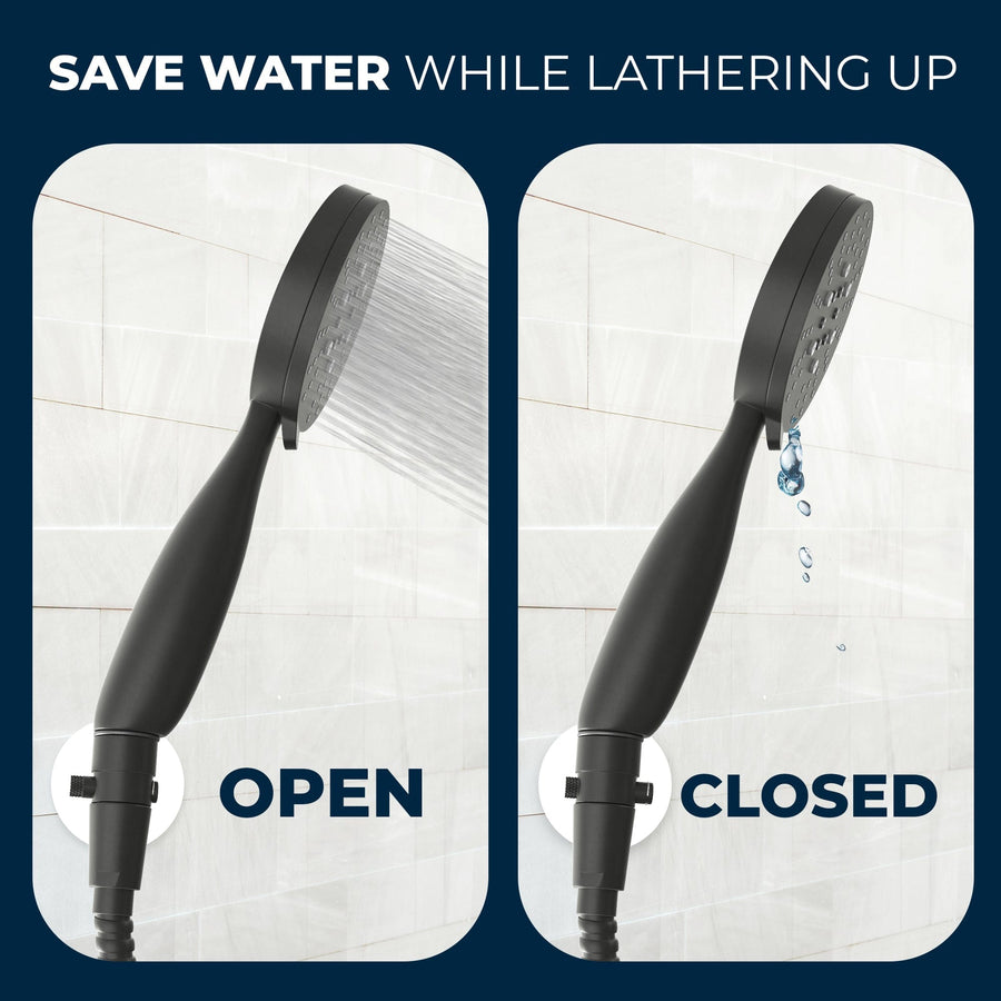 Features Trickle Valve Matte Black  - The Shower Head Store