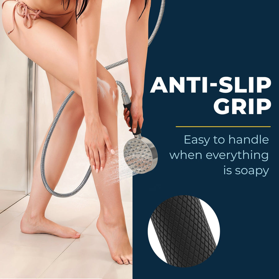 Anti Slip Shark Skin Grip Black / 2.5 - The Shower Head Store