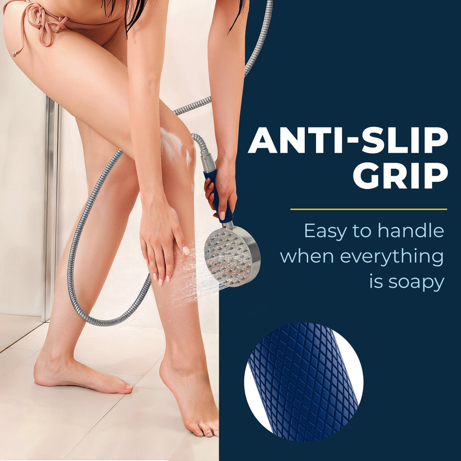 Anti Slip Shark Skin Grip Matte Dark Blue / 2.5 - The Shower Head Store
