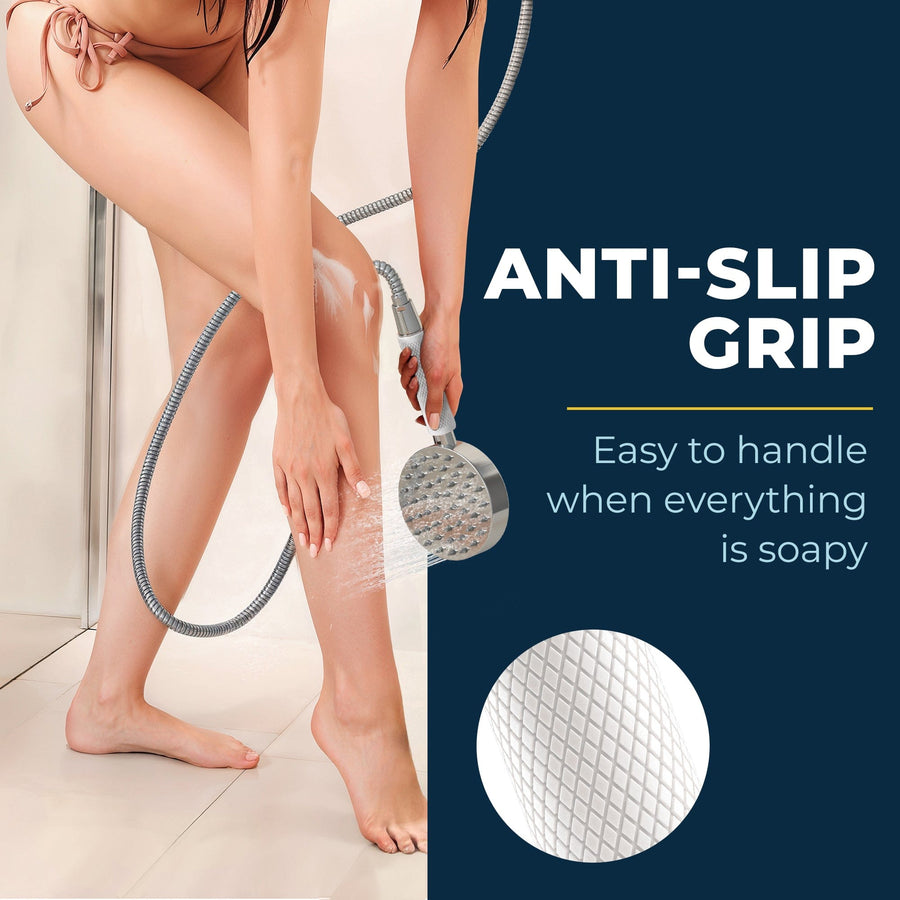 Anti Slip Shark Skin Grip White / 2.5 - The Shower Head Store