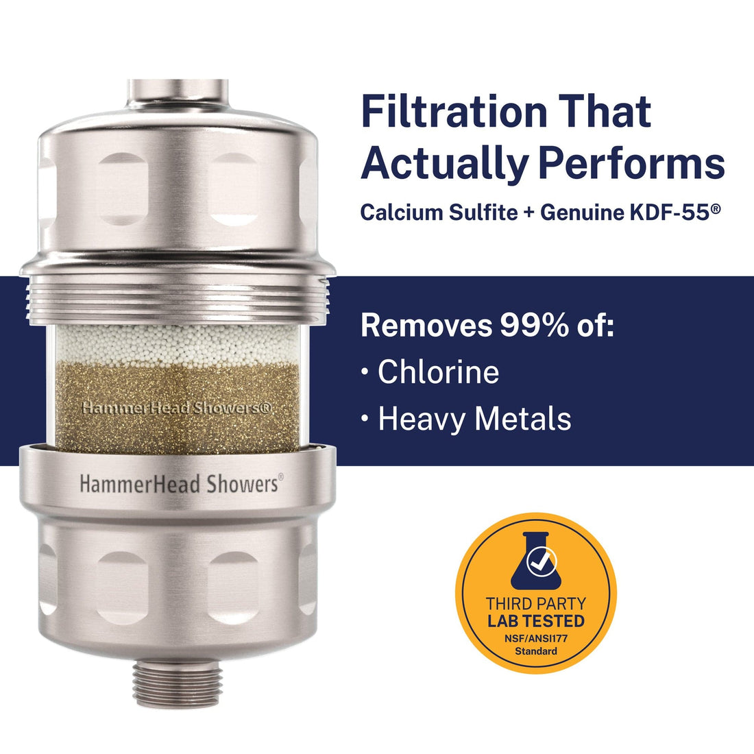 Features Shower Head Fillter Brushed Nickel  - The Shower Head Store