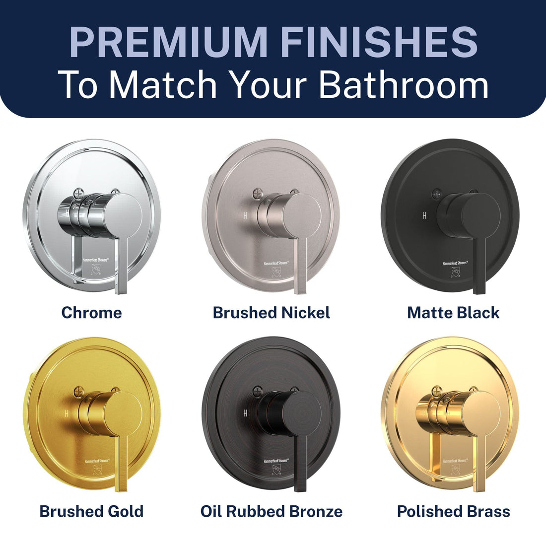 Finishes Valve and Trim - All Metal 1-Handle Tub and Shower Valve with Trim Kit Chrome - The Shower Head Store