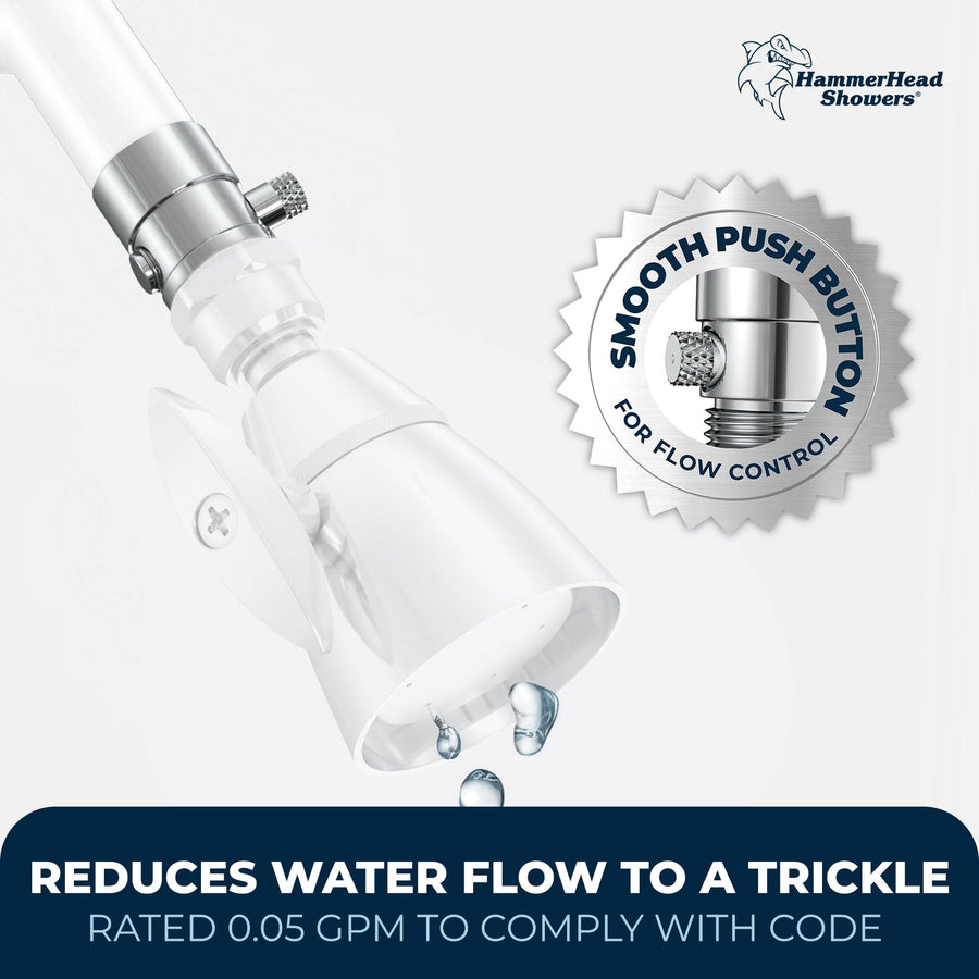 Flow Control Trickle Valve Chrome  - The Shower Head Store
