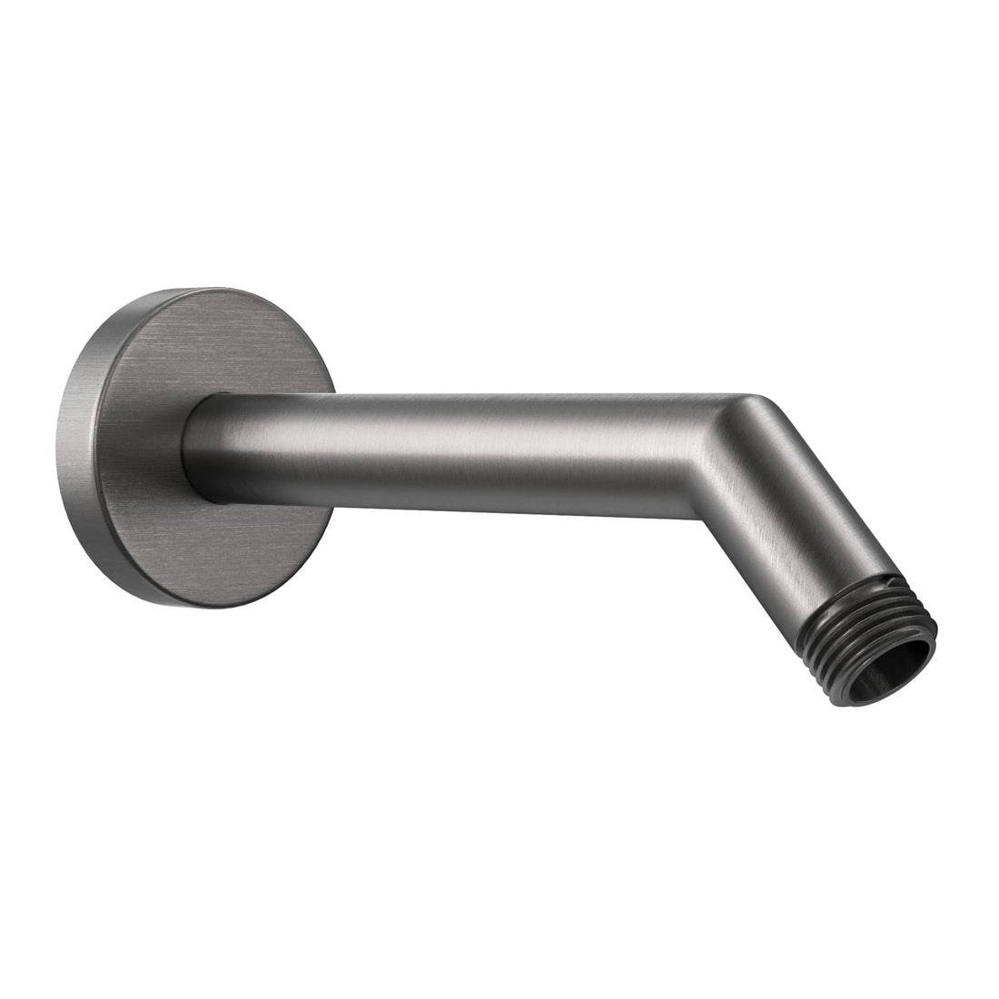HammerHead Gray - All Metal 7 Inch Shower Arm and Flange with Set Screw | Wall Elbow Pipe and Cover Plate | Universal Replacement Part for Showerheads - The Shower Head Store