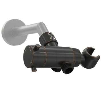 HammerHead Showers Solid Brass 3-Way Diverter With Handheld Shower Holder Oil Rubbed Bronze - The Shower Head Store
