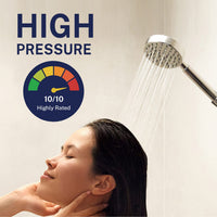 High Pressure ALL Metal Shower Slide Bar with Hand Held Shower Head & Hose Chrome / 2.5 GPM Chrome / 1.75 GPM - The Shower Head Store