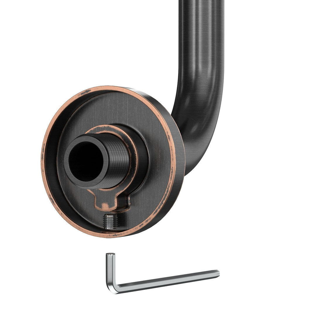 Installation S-Style Arm Oil Rubbed Bronze / 2.5 - The Shower Head Store