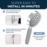 InstallationShark Skin Grip Matte Gray / 2.5 - The Shower Head Store