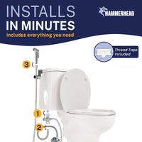 Installation Adjustable Pressure Bidet Adjustable - The Shower Head Store
