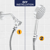 Easy Install 72-Inch Shower Hose Main Image Chrome / 72 Inches Chrome / 108 Inches - The Shower Head Store