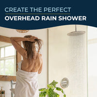 Lifestyle 6" Straight Shower Arm Chrome - The Shower Head Store