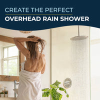 Lifestyle 12" Straight Shower Arm Chrome - The Shower Head Store