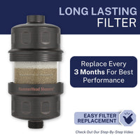 Long Lasting Shower Head Filter Oil Rubbed Bronze - The Shower Head Store