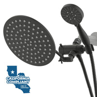 3-Spray Dual Shower Head with Adjustable Shower Arm