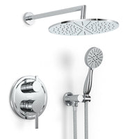 Main Image 2-Handle Shower System with 10" Rain, Diverter & Handheld Chrome / 2.5 GPM - The Shower Head Store