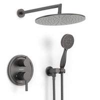 Main Image 2-Handle Shower System with 10" Rain, Diverter & Handheld Oil Rubbed Bronze / 2.5 GPM - The Shower Head Store