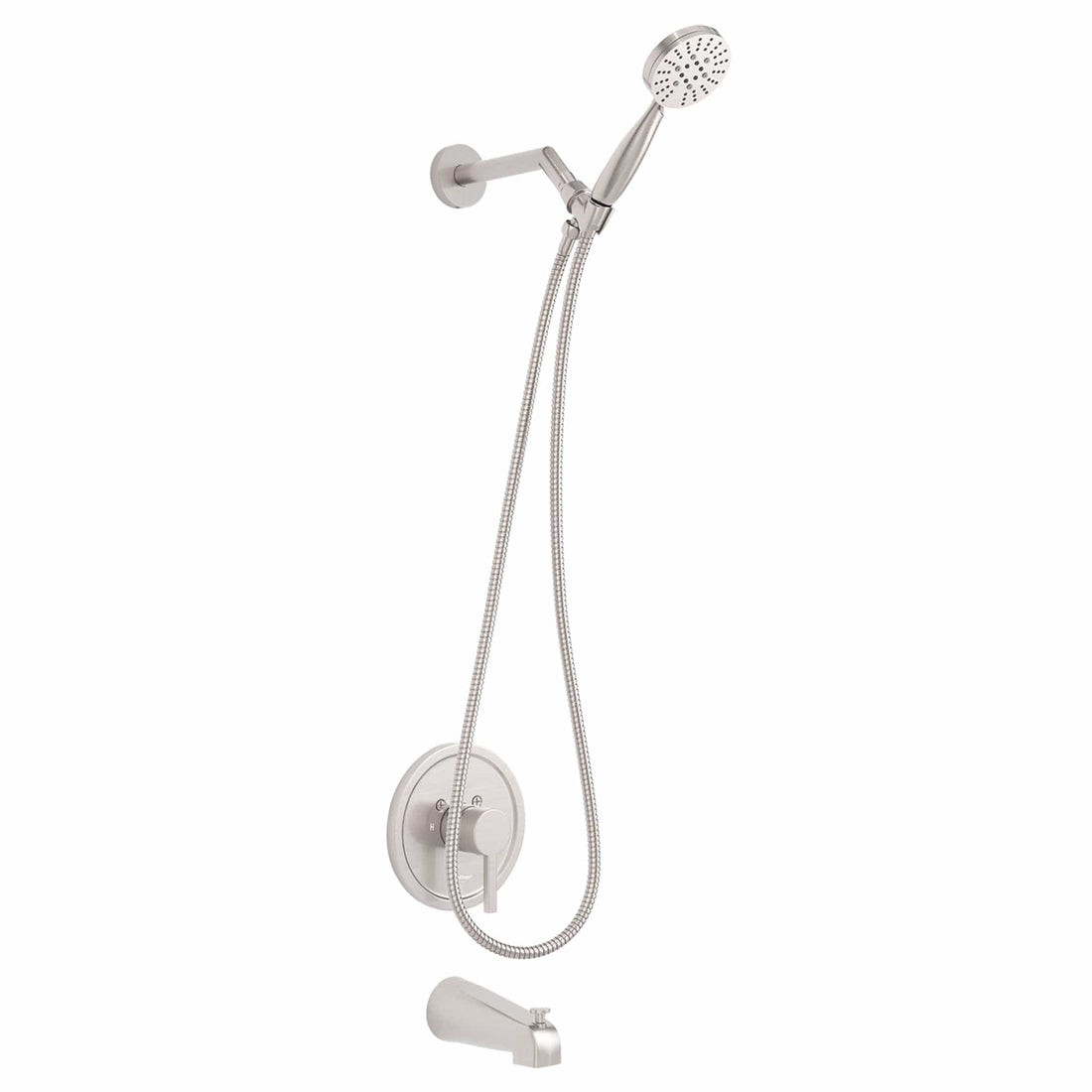 Main Image 1-Handle Valve and Trim Shower System Brushed Nickel / 2.5 GPM - The Shower Head Store