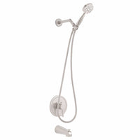 Main Image 1-Handle Valve and Trim Shower System Brushed Nickel / 2.5 GPM - The Shower Head Store
