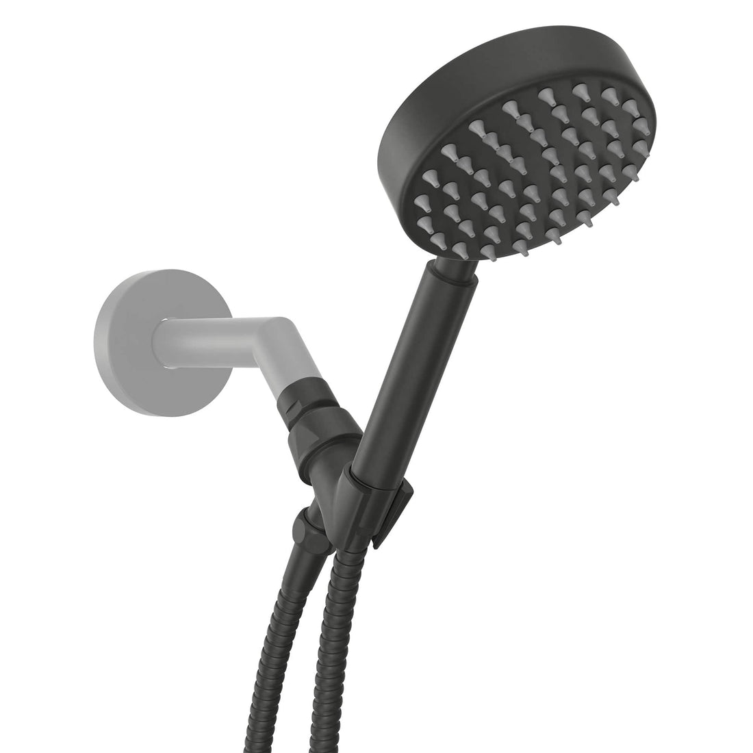 Matte Black / 2.5 All Metal Handheld Shower head Set - 2.5 GPM - The Shower Head Store